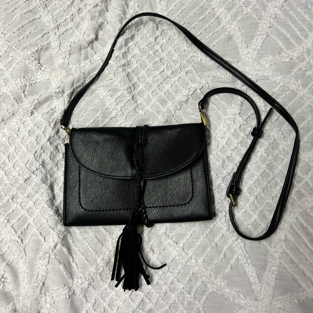 Free People Leather Crossbody Bag